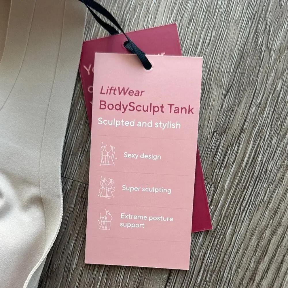 NWT‎ Honeylove Liftwear BodySculpt Tank Top Beige Size XXL Shapewear